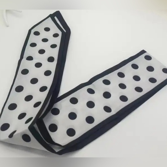 Twilly Scarf Handbag Handle Silky Purse Bag Tote Accessory Hair Accessory Bow - Picture 1 of 5